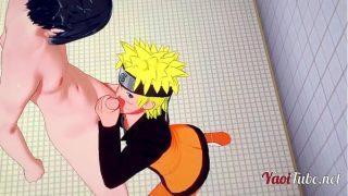 Naruto fodendo com sasuke no banheiro